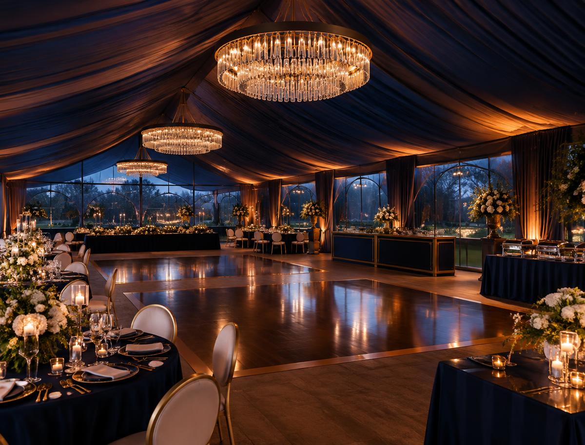 Permanent wedding tent